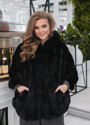 Манто із єко хутра рр 48-70
