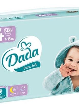 🍼 підгузки dada extra soft №4 maxi (7–18 кг)