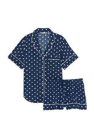 Комплект піжами cotton cropped shorts by victoria’s secret