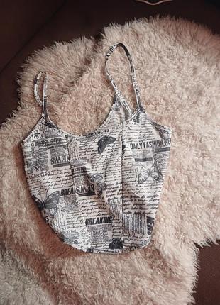 Топ, топ в принт