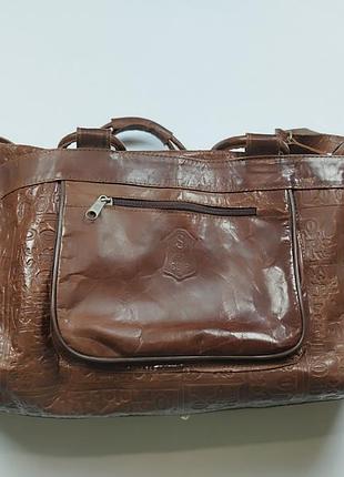 Дорожная сумка/сумка -органайзер vrai cuir из высококачественной натуральной кожи