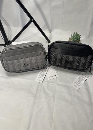 Сумка lacoste / сумка через плече lacoste/ сумка лакоста/ чоловіча сумка lacoste