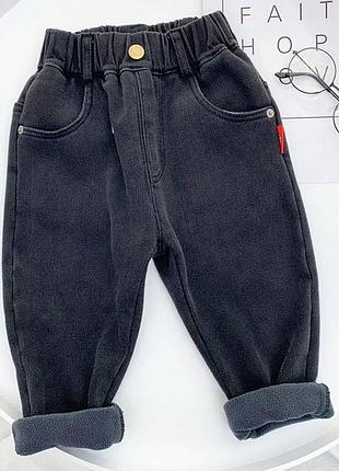 Джинси 52/1, р.80,120,130,140, чорний