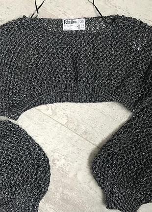 Rita ora primark топ сітка з люрексом 4