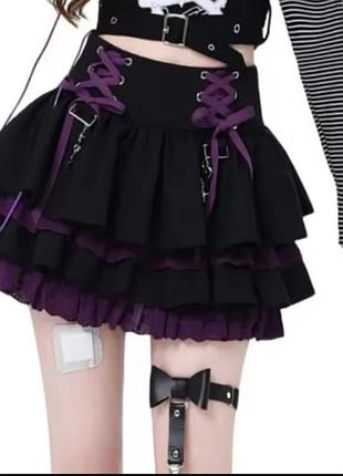 Коротка готична спідниця