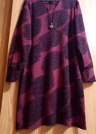 Nanso - платье котоновое отличное, принт, трикотаж 💞🖤 финляндия 💞🖤