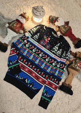 Новорічний светр світер новогодний свитер