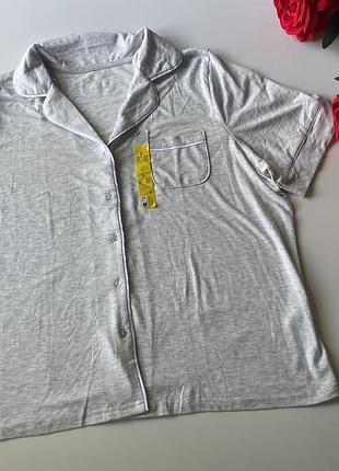 Рубашка пижамная домашняя трикотажная primark