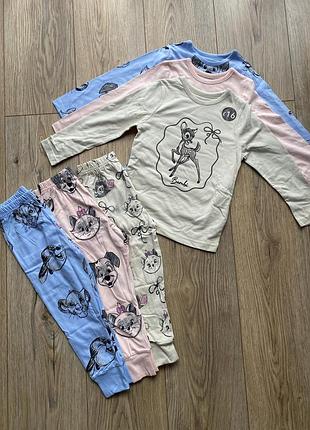 Дитяча піжама дісней 3р 98см george