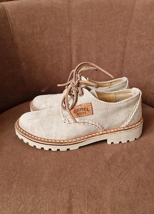 Camel boots женские текстильные туфли, дерби