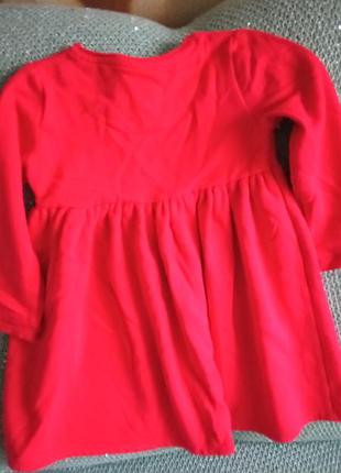 Теплое платье девочке 4-5р 5