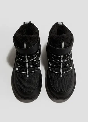 Зимові черевики водонепроникні h&m 24 25 26 чорні
