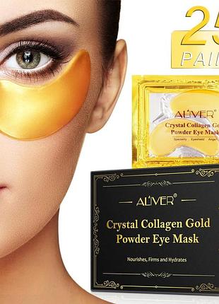 Подушечки для глаз из 24-каратного золота, коллагеновая маска для глаз, 19пар, amazon, германия