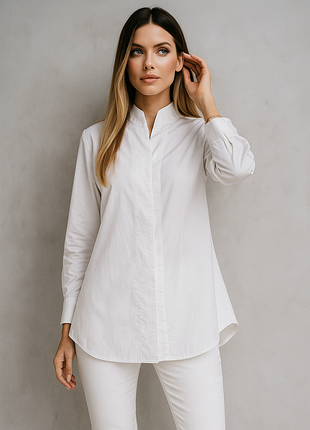 Белоснежная винтажная рубашка orvis