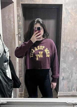 Укорочений світшот hollister 3