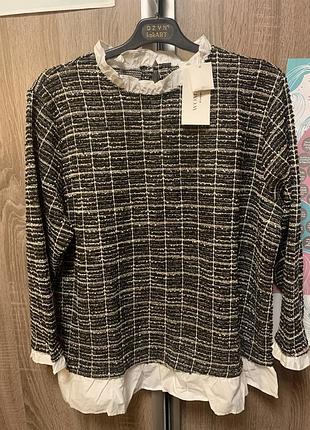 Твидовая блуза