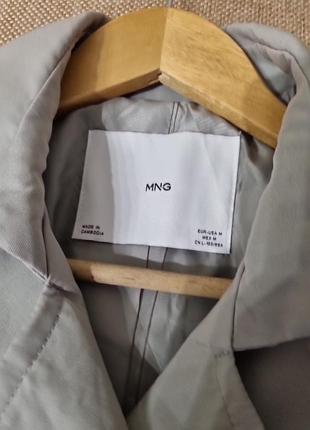 Сірий тренч mango,  розмір м 10