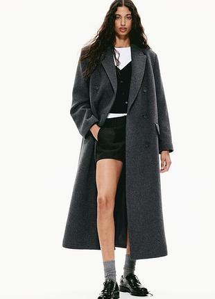 Пальто жіноче оверсайз h&m розмір xs оверсайз