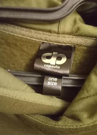 Худі оверсайз колору хакі 4