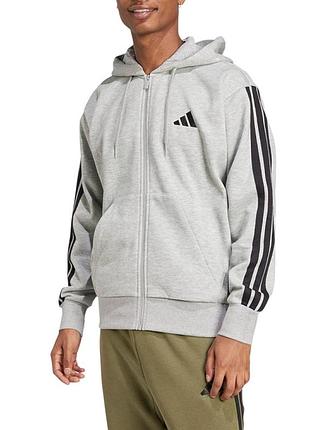Толстовка чоловіча adidas m 3s fl fz hd сіра