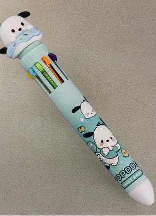 Ручка 10 кольорових ампул sanrio pochacco