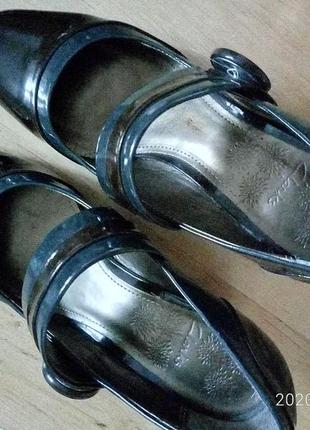 Нові класні і зручні шкіряні жіночі туфлі clarks3 фото