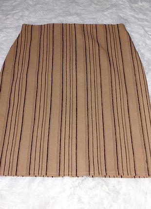 Юбка горчично-коричневого цвета