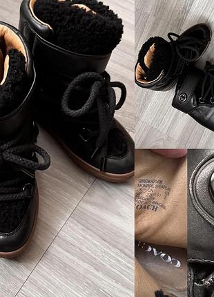 Снікерси coach шкіра