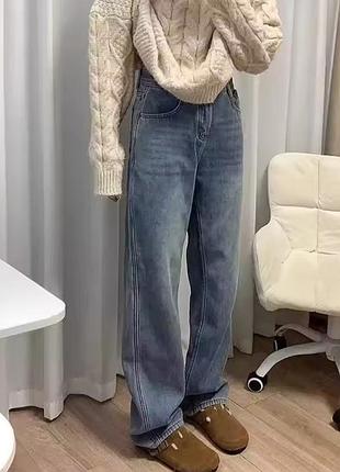 Джинси на флісі