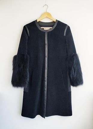 Жіноче натуральне хутряне пальто punto