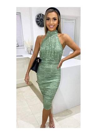 Стильное модное актуальное кружевное платье