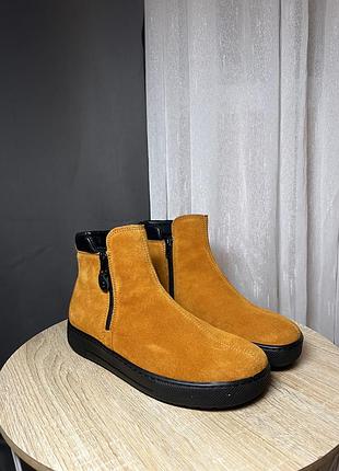 Черевики halvesko замшеві