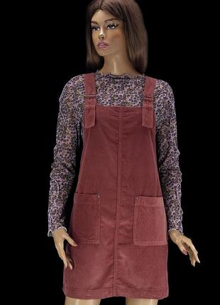 Новый брендовый вельветовый сарафан "next". размер uk14/eur42.