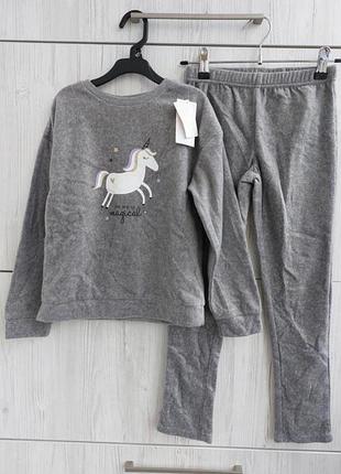 Брендовый теплый флисовый костюм