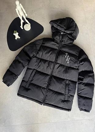 Чоловічий пуховик куртка trapstar shooters black матова