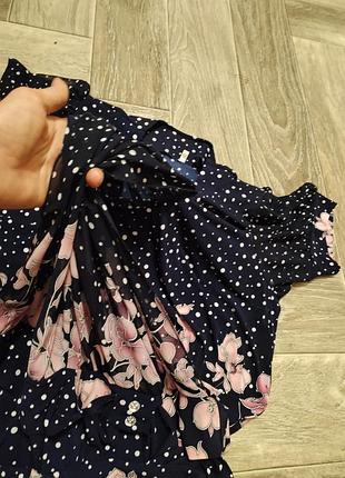 Платье в цветочный принт 7