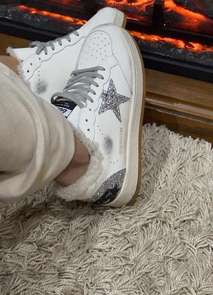 Кеди шкіряні утеплені golden goose