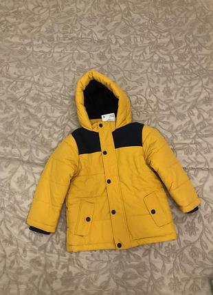 Нова зимова куртка парка тепла 104 см topolino
