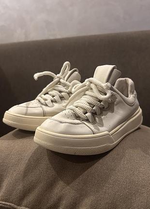 Кеди жіночі/дитячі farinni молочні розмір 35