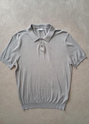 Брендова футболка поло zara.