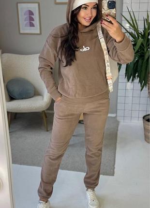 Крутой теплый костюм двойка из полар флиса♥