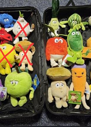 Игрушки фрукты и овощи, разные