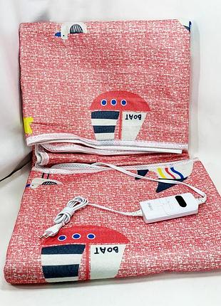 Електропростирадло електричне простирадло з підігрівом electric blanket 180х150см червоний