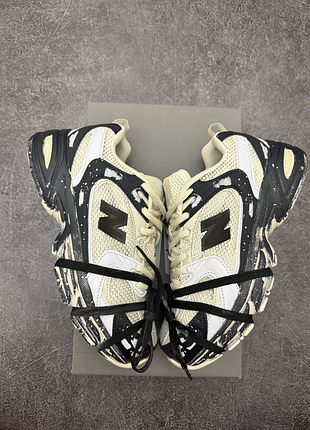 New balance 530 custom white black beige