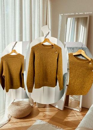 Коричневий теплий светрик, р-р м