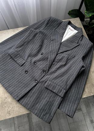 Оверсайз двобортний блейзер h&m