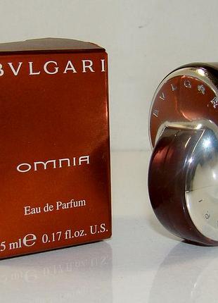 Миниатюра bvlgari omnia edp. оригинал.