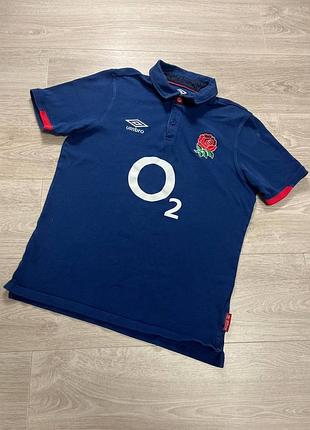 Мужская футболка поло регби umbro england