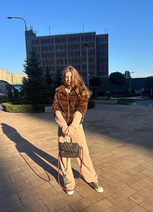 Норковая куртка-автоледи saladino с отстегивающимися рукавами