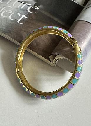 Вінтажний брасле з емаллю,європа.